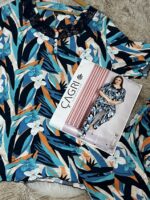 تیشرت و شلوار ست سایز بزرگ CAGARI 7517