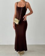 پیراهن ماکسی زنانه کشی ترک