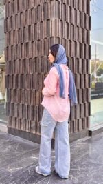 شومیز پاستیلی شیشه ای ترک