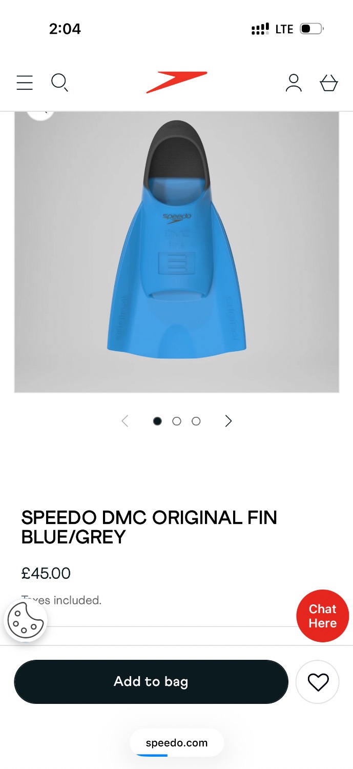 IMG_6925.png فین شنا Speedo DMC Original